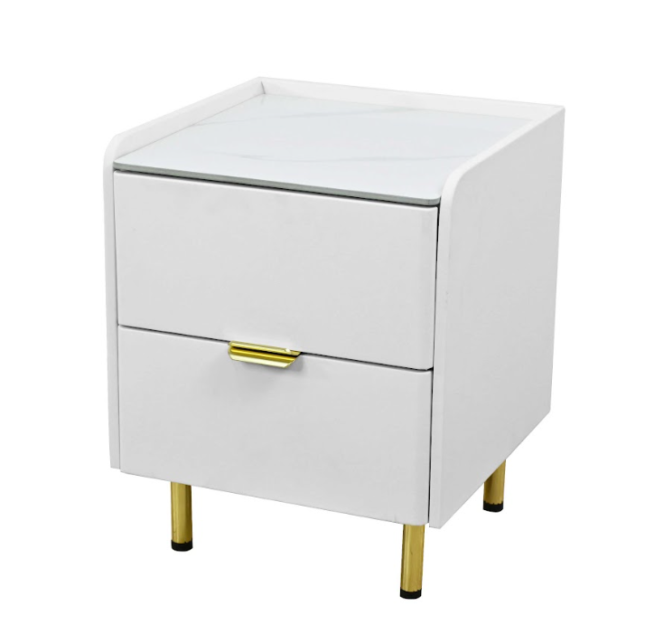 立宇岩板床頭櫃( 白色 / 灰色 )