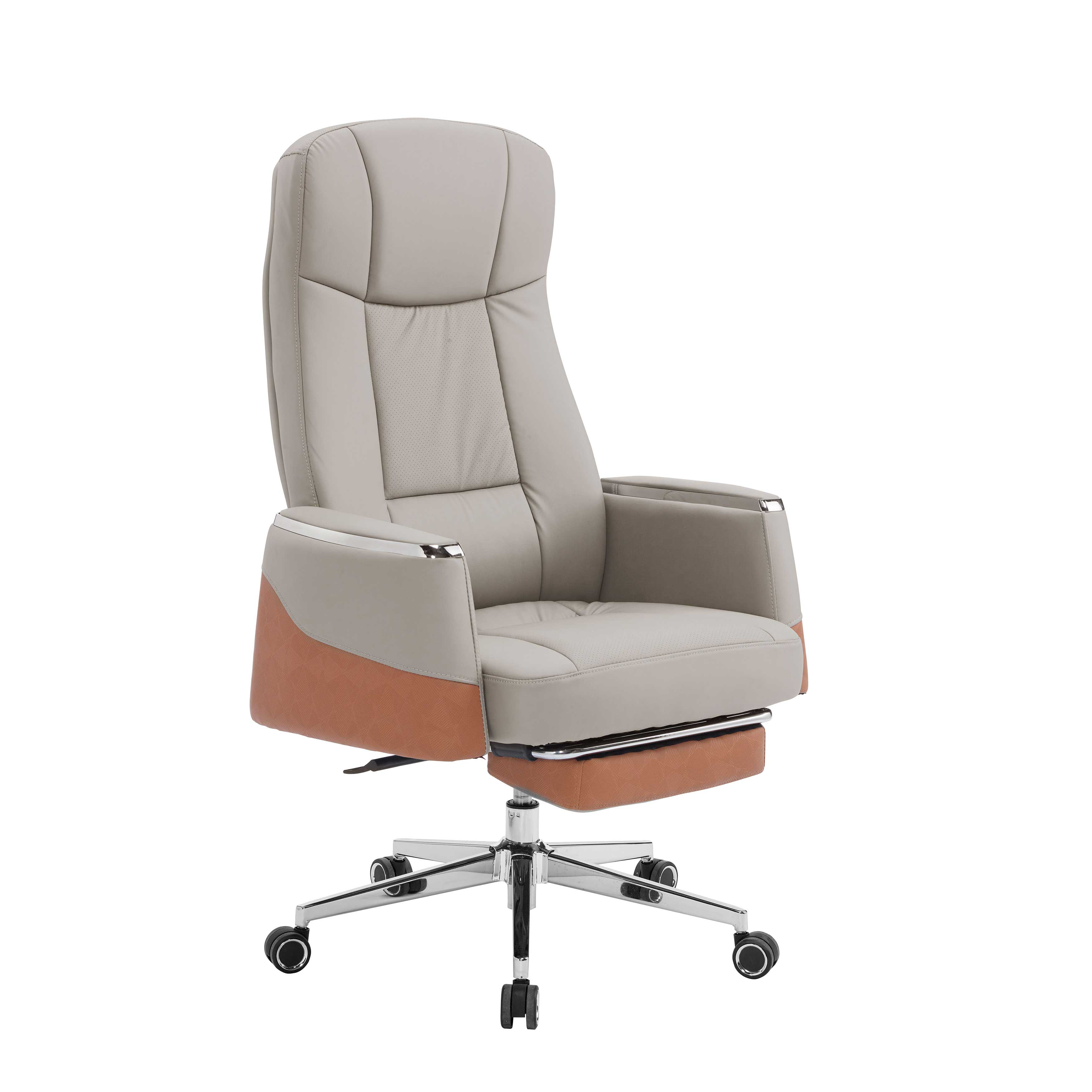 穆瑟貓抓皮辦公椅 ( 灰色 / 黑 )