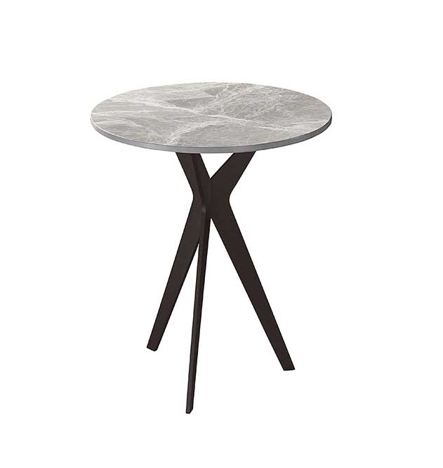 三叉1.5尺岩板圓几